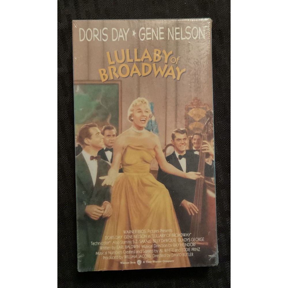 Vintage Lullaby of Broadway VHS Sealed Doris Day Gene Nelson Musical Classic